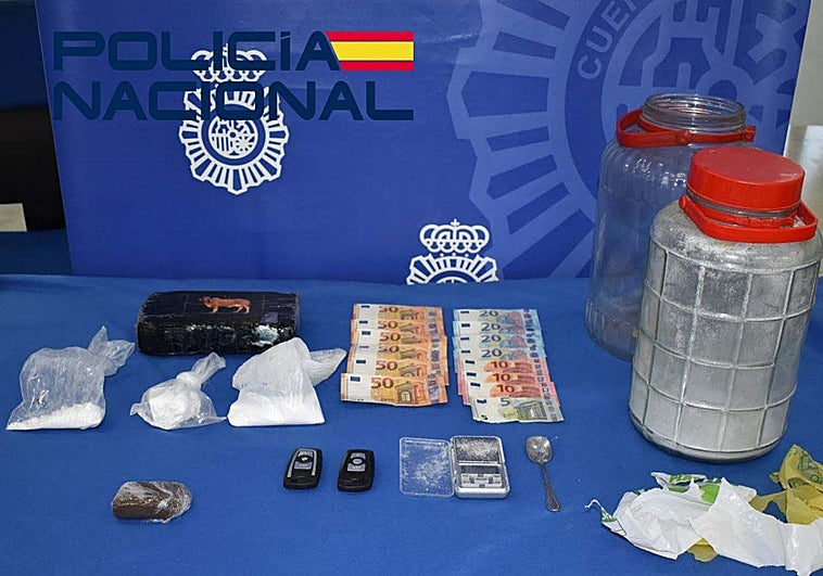 La Policía Nacional detiene a dos hombres en Plasencia con más de un kilo de cocaína